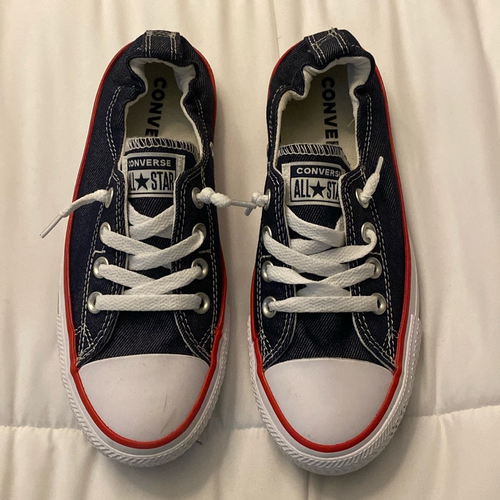 Converse Chuck Taylor All Star Women's Shoreline Slip On Denim Sneaker ~ size 7
